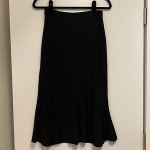 Zara basic midi skirt - fit and flare - size s